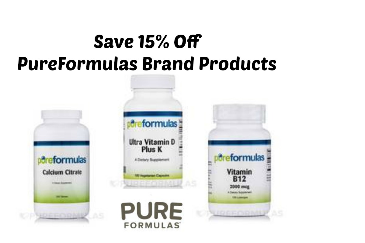 Pure Formulas Coupons 0 Hot Deals August 2024